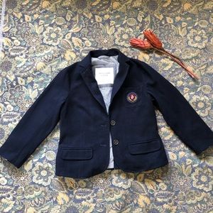 Abercrombie & Fitch Preppy Navy Wool Blazer